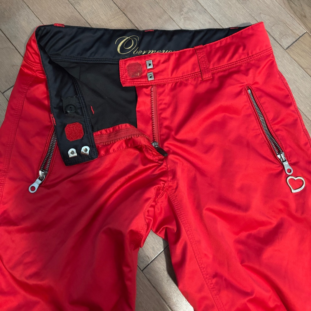 Obermeyer “Lennox” Ski Pants size 2 bright cherry red - Picture 7 of 11